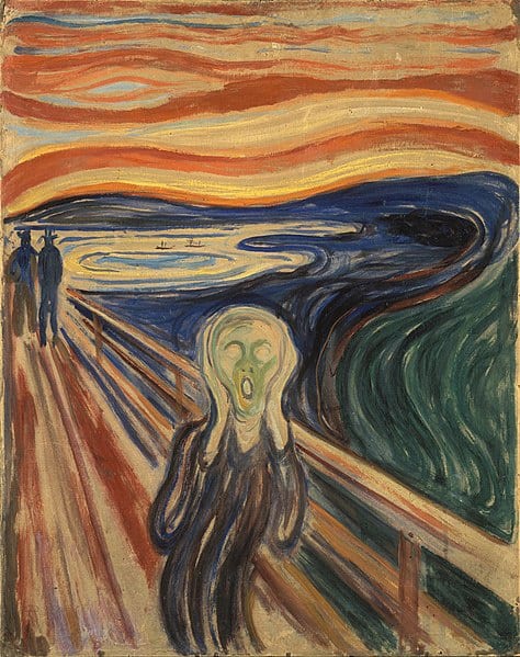 Masterpiece "The Scream." 